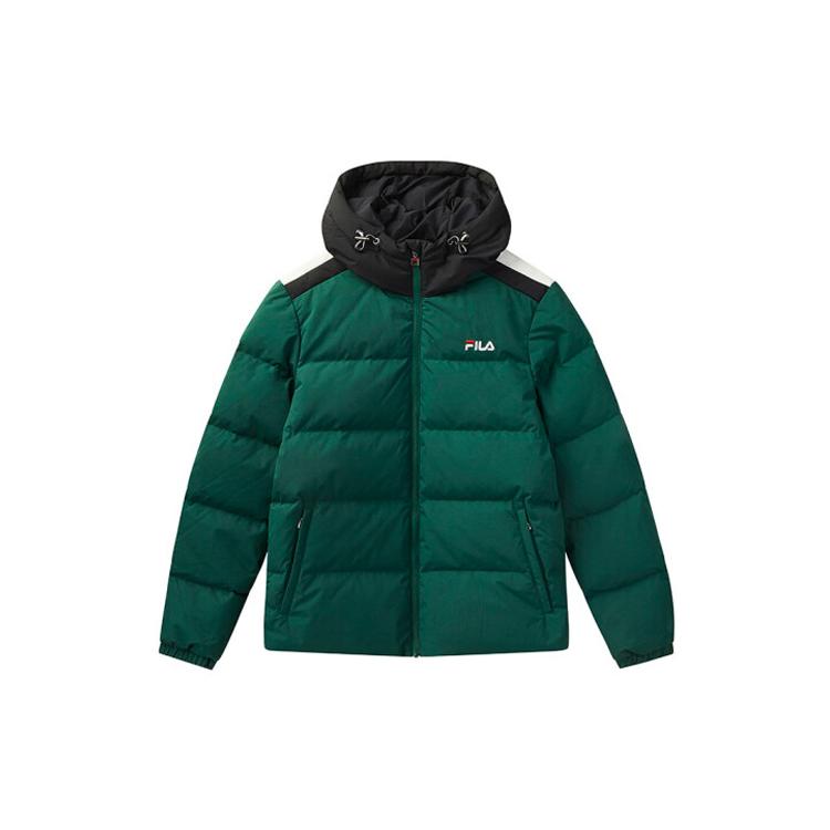 FILA Down Jackets Men s Matsuyama Green Hooded Moderate Other F51M048901F-GN XXL