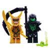 Ninja Bausteine Minifiguren Set mit 8 Mini-Bausteinen Montagefiguren Spielzeug-Set für Kinder Pädagogisches Geschenk