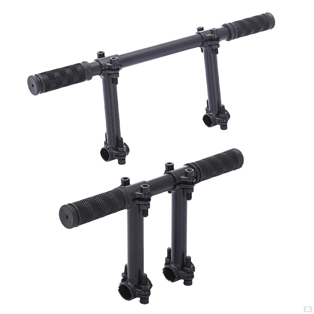 Handlebar Extenders Double Clamp Mounting Base , Easy to Install Metal, Professional, Ergonomic