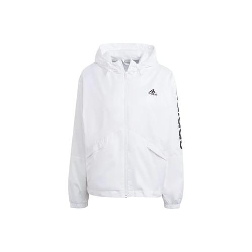 adidas ESSENTIALS Sports Hooded Woven Jacket Women s White M белый