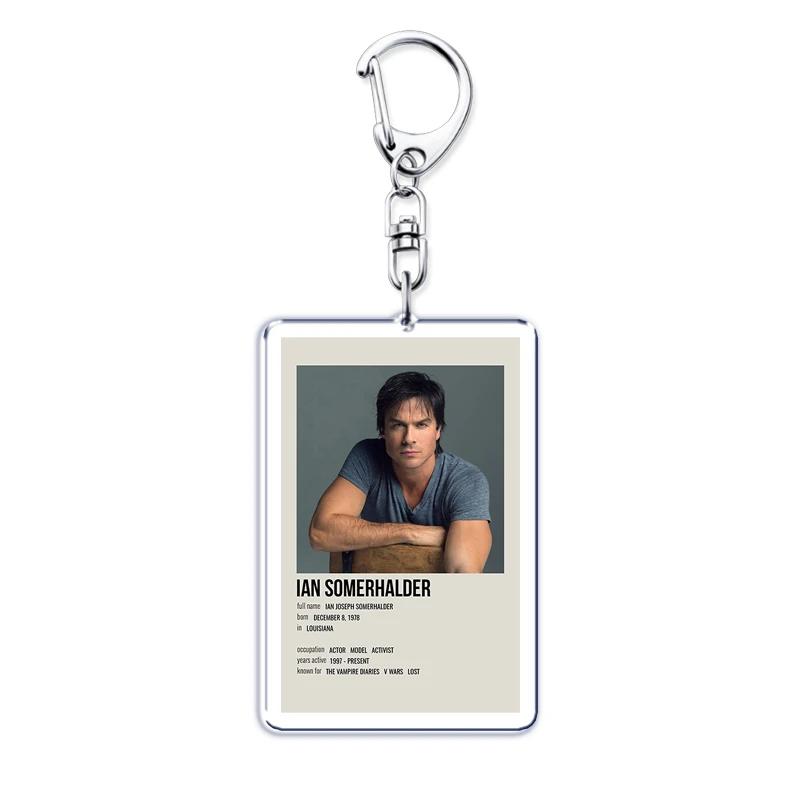The Vampire Diaries Twilight Keychain for Accessories Damon Stefan Salvatore Elena Bella Swan Edward Cullen Key Chain Keyring