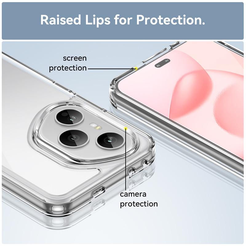 For Honor 400 Pro Global Case Honor 400 Honor 400 Pro Global Cover Funda Shockproof Clear PC + Silicone Protective Phone Cover