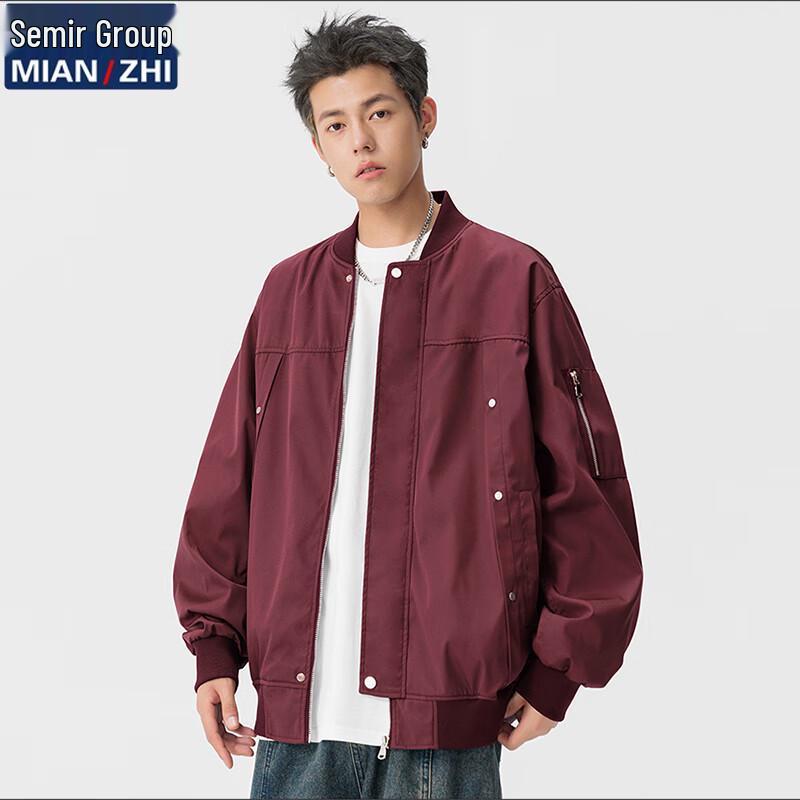 Мужская куртка-бомбер свободного кроя в американском стиле XL