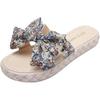 Women's Beach Sandals, Flat Sandals, Slippers, Summer, Resort Style, Fashion, Bowknot, Easy To Wear, Stable, Low Heel, Non-Slip