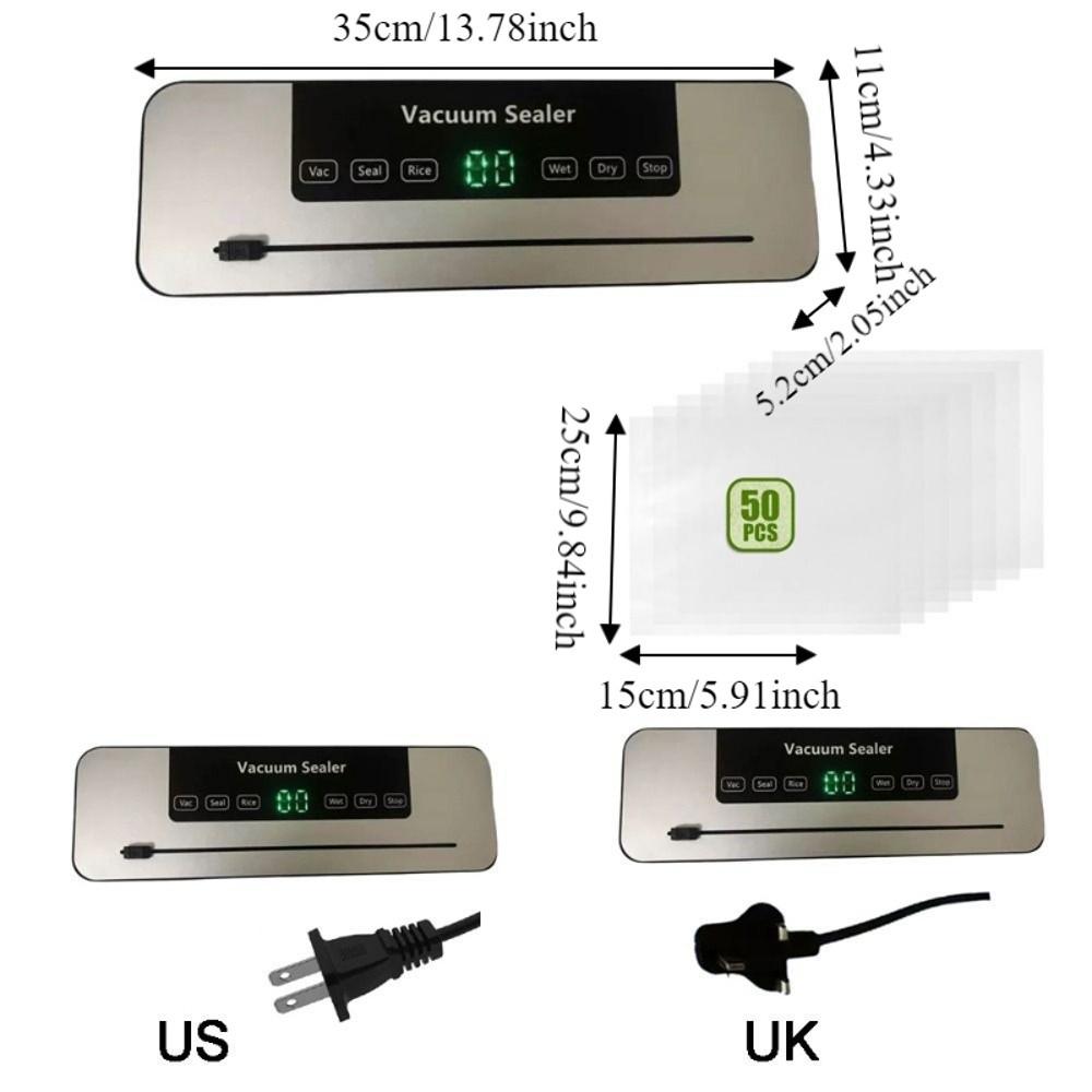 High-Suction 6-in-1 Vacuum Sealer Fresh-keeping Food Storage Sealer Commercial Use