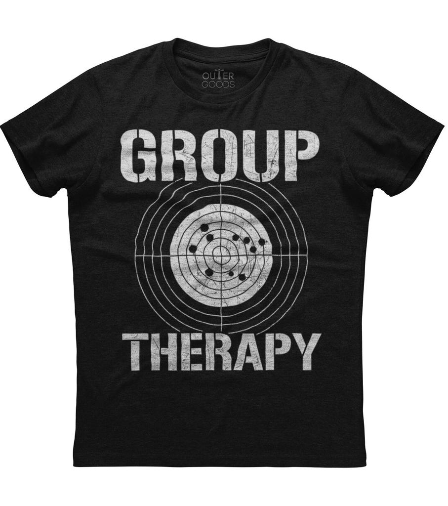 Group Therapy Shooting Funny Gun New Men's Shirt Unisex American Rights Laws Tee