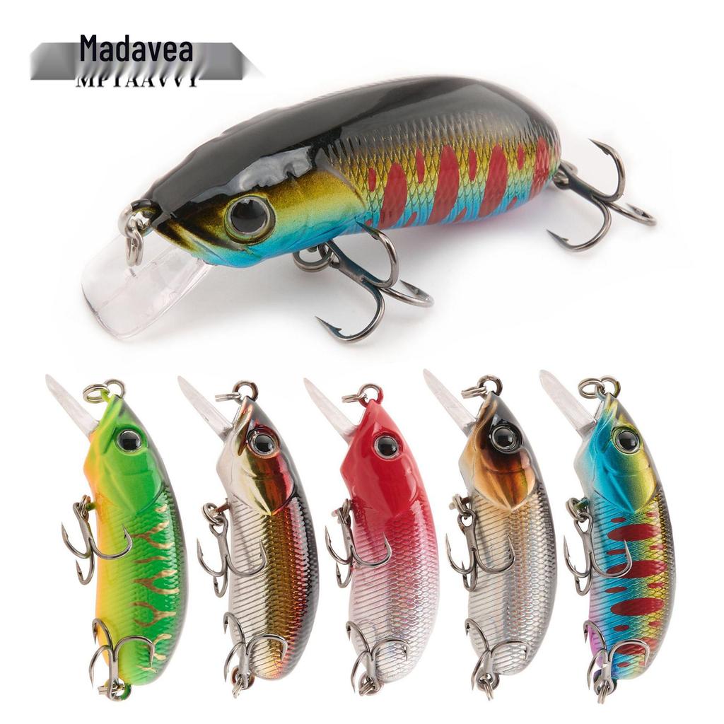 CC50 Rock Little Fatty Lure - 50mm, 7.5g with Alloy Steel Hook and Super Strong Bait