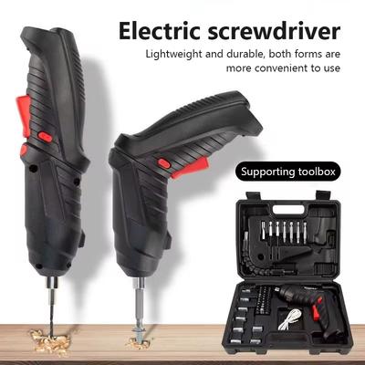 3,6V Elektrický šroubovák Nabíjecí Akumulátorový Elektrický Vrták Sada Nářadí 1800mAh Lithiová Baterie Mini Domácí Šroubovák