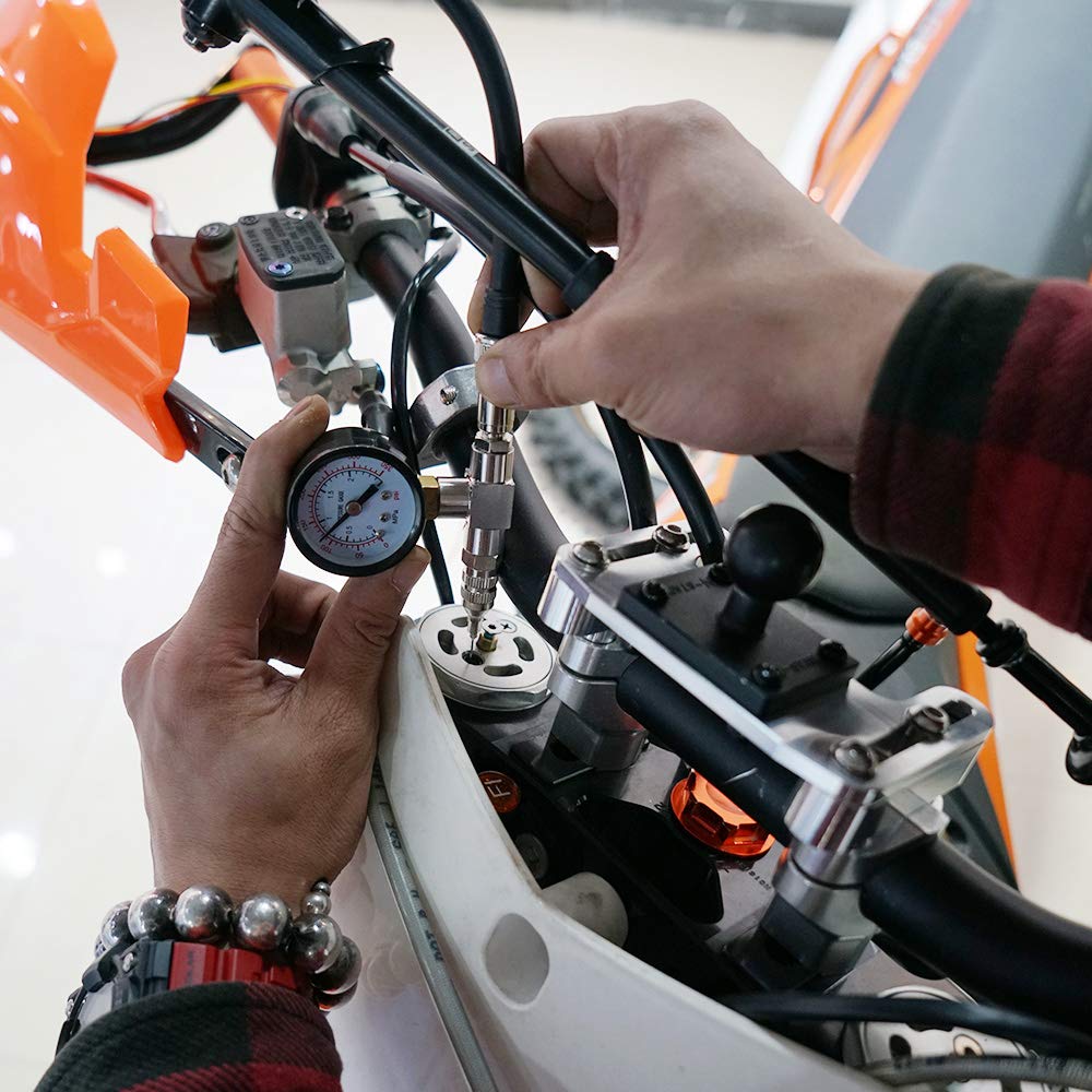 350PSI Shock Nitrogen Needle Fill Tool Compatible with Yamaha YZX,RZR's,Compatible with Arctic Cat,Compatible with Ohlins,Compatible with Raptor