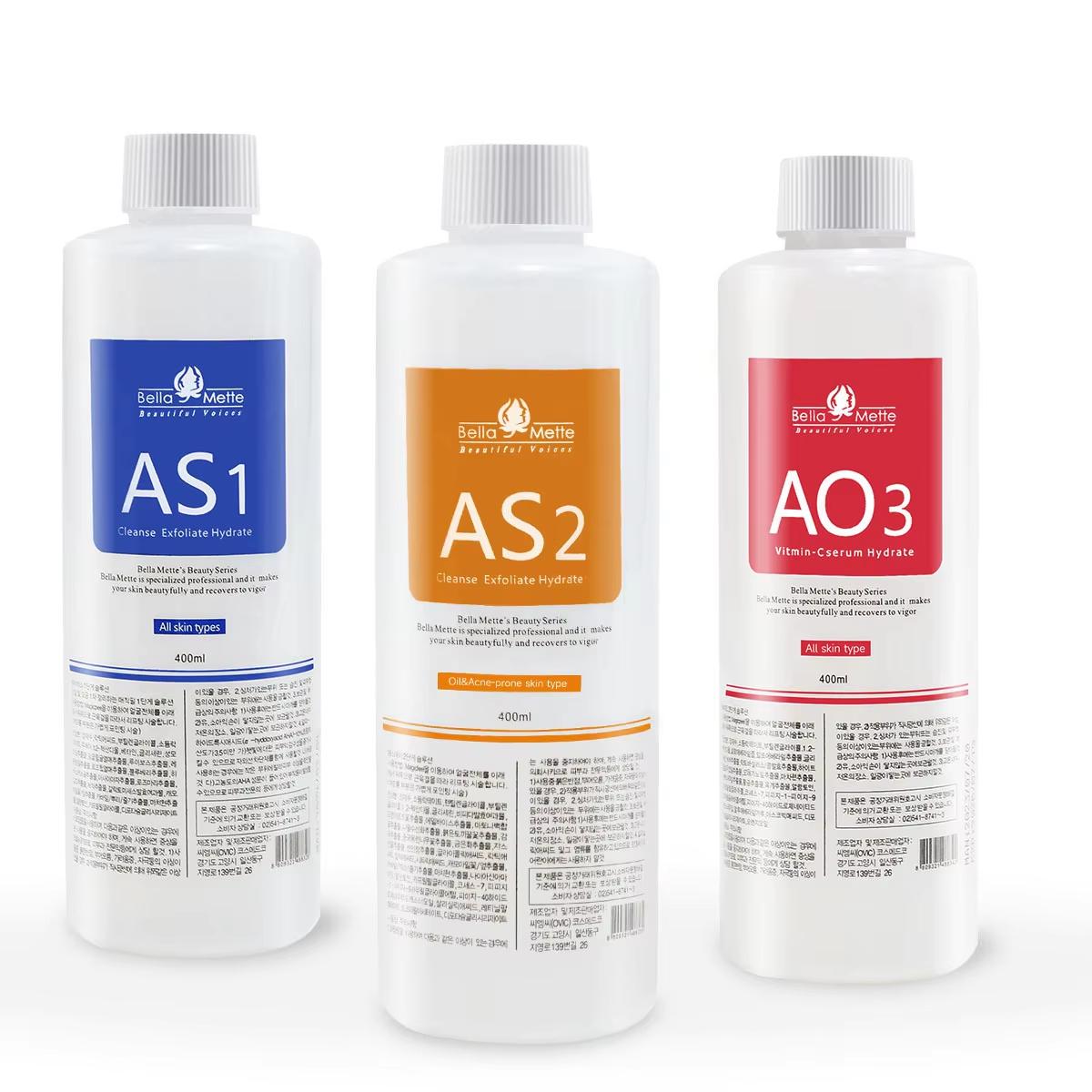 

шт./Лот 1200 мл Hydra Жидкая Сыворотка для Лица Facial Aqua Peel Solution AS1 SA2 AO3 Для Косметологического Аппарата Уход за Кожей Глубокое Очищение Быстрая Доставка 1200ml per set