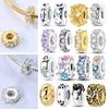 2026 925 Sterling Silver Sparkling Clip Charm Zircon Silicone Spacer Beads Fit Original Bracelet Necklace DIY Women Jewelry Gift