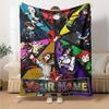 Name Custom Persona 5 Print Flannel Blanket High Quality Warm Comfortable Cover for All Seasons Perfect for Gifts Home Decor