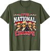 1776 Nationale Champions Lustiges Patriotisches Amerika Gründervater T-Shirt