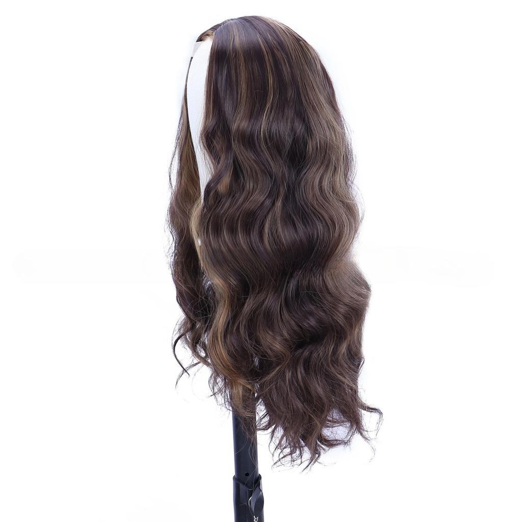 Women's Mid Cut Dyed Long Curly Hair
