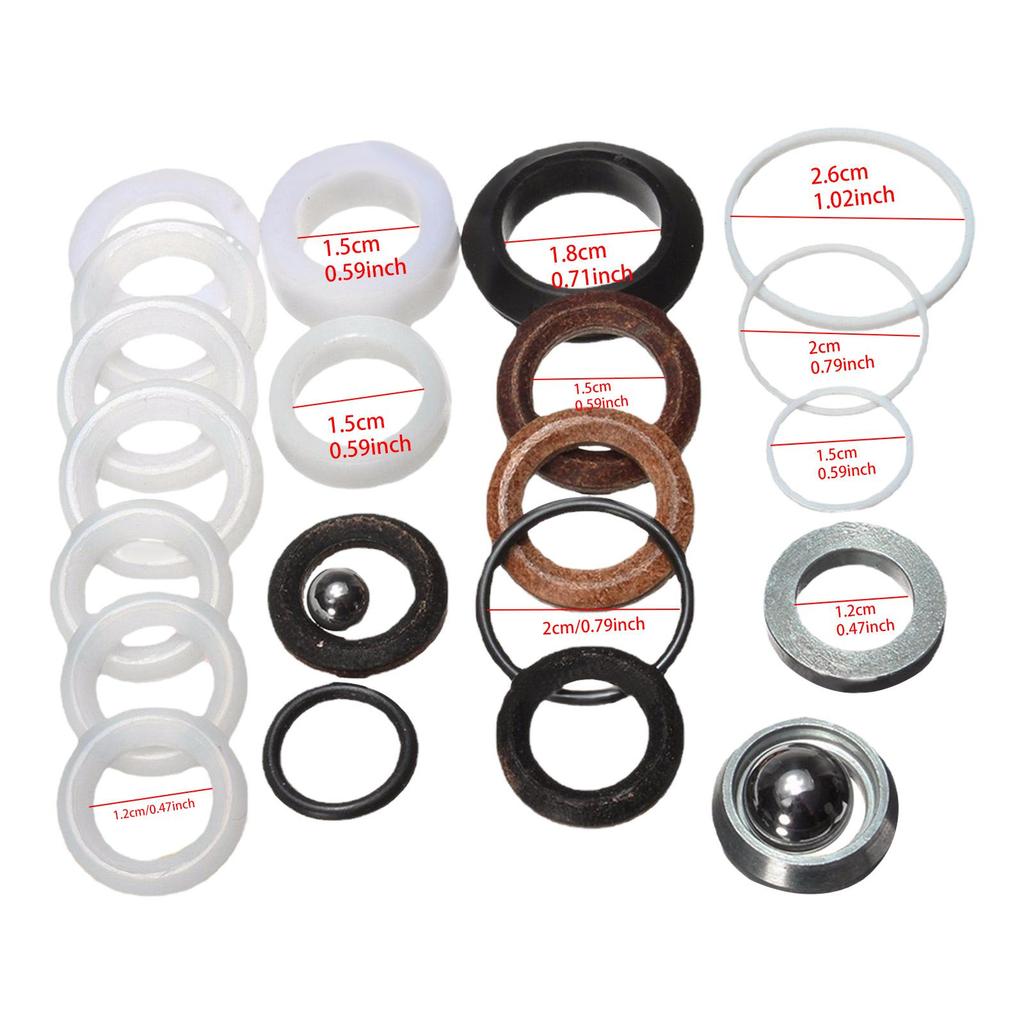 244194 Pump Repair Packings Kit Seal Rings Replacement Balls Service Kit for 390 395 490 495 Airless Paint Spray Machines