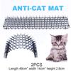 2Pcs Garden Prickle Strip Dig Stop Cat Repellent Deterrent Mat Spike Anti-Cat