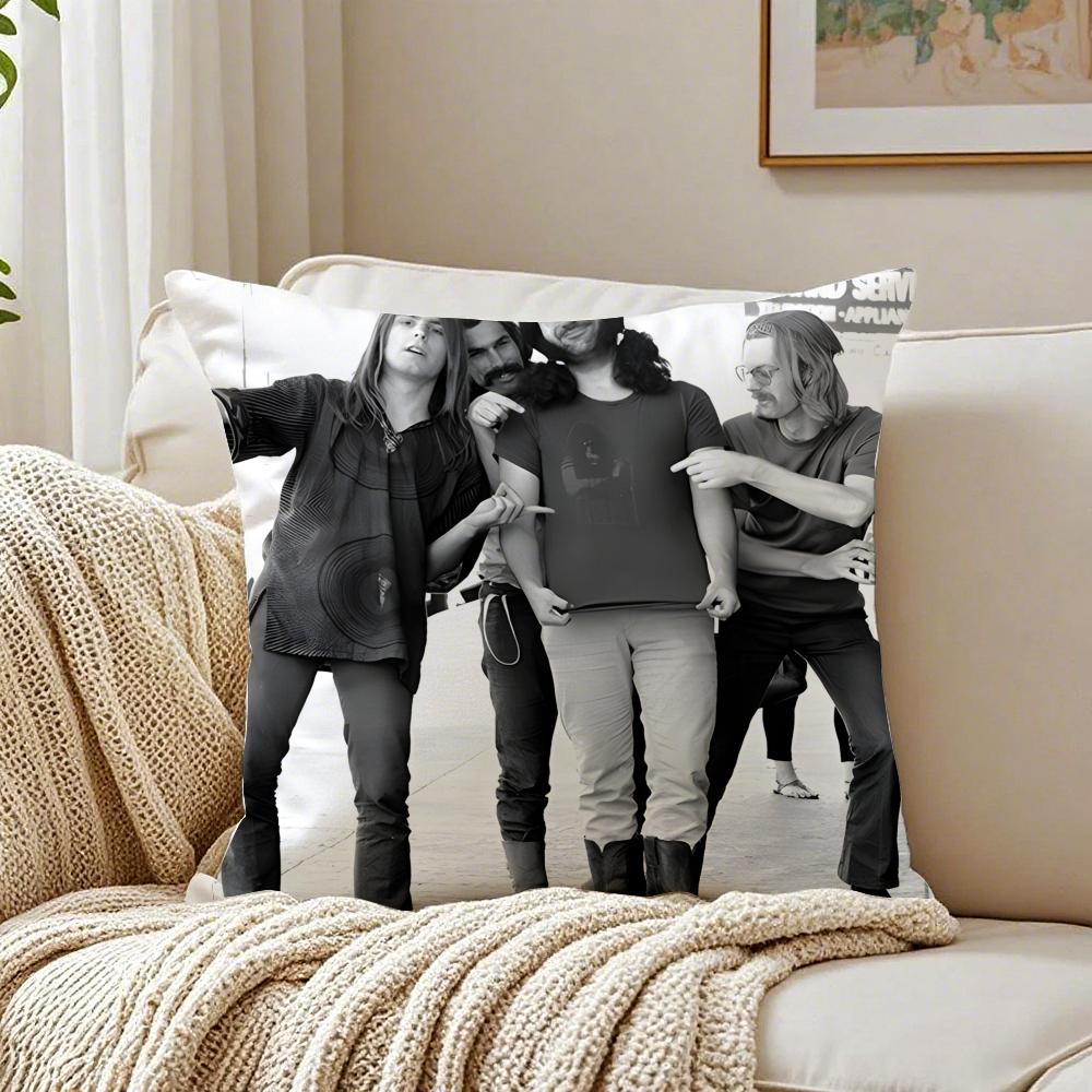 GGrateful Dead Cushion Cover Linen Pillowcase Soft for Sofa Bed Home Room Decor