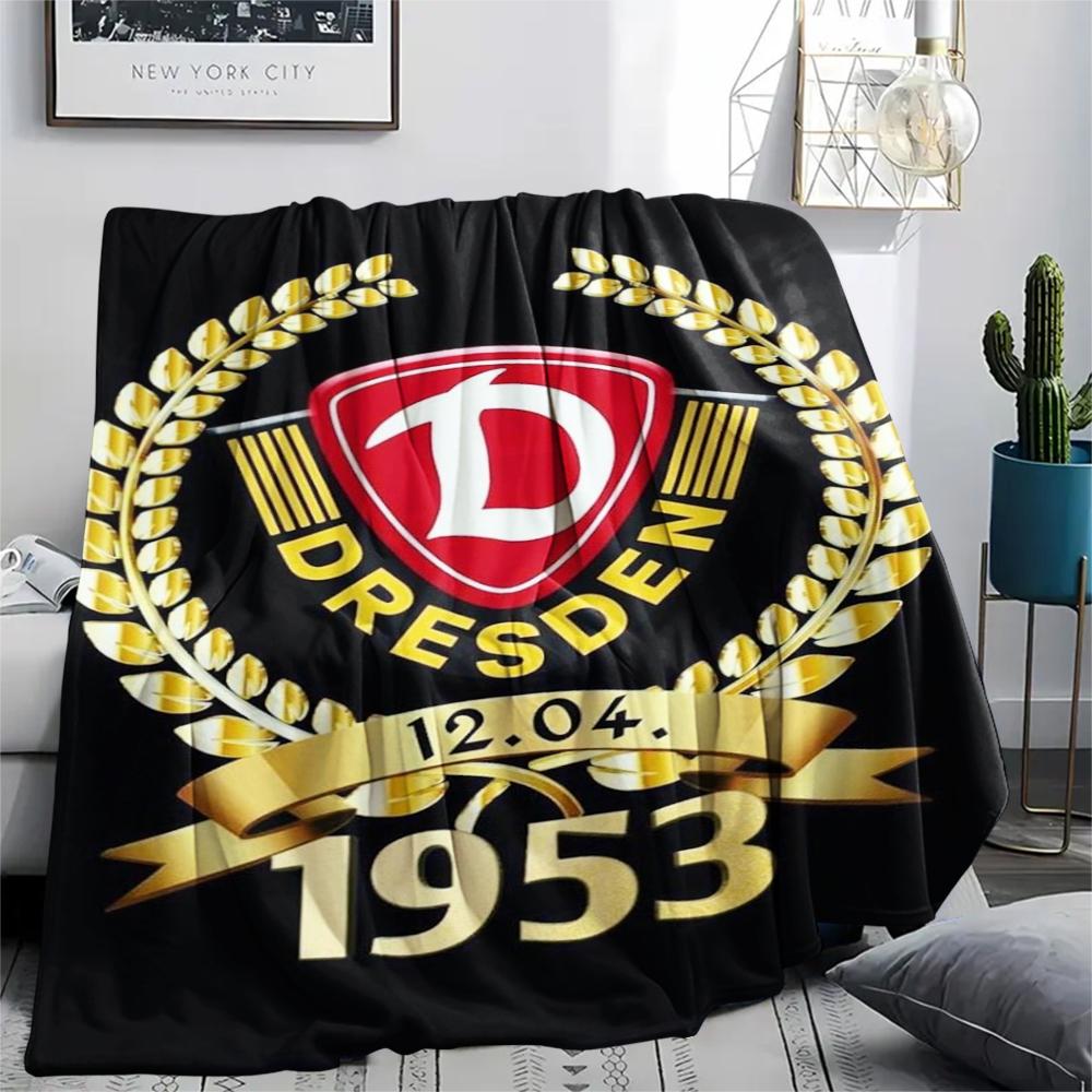 1 ks Flísová deka s potiskem SG Dynamo Dresden, Vysoká kvalita, Pohodlná pro všechna roční období, Domácí dekorace, Teplo a pohodlí, Perfektní jako vánoční dárky149