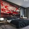 CR7 Cristiano Ronaldo Wall Tapestry Aesthetic Wall Hanging Printed Fabric Blanket Decorative Tapestries for Bedroom Living Room Home Decor