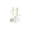 Strix Design Disposable Spoons, Sporks, Made in Japan, 200 pieces (100 pieces x 2 sets), 16cm,