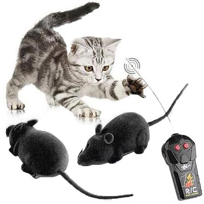 Electric Wireless Remote Control Plush Mouse Rat Toy Fool's Day Gift for Kid