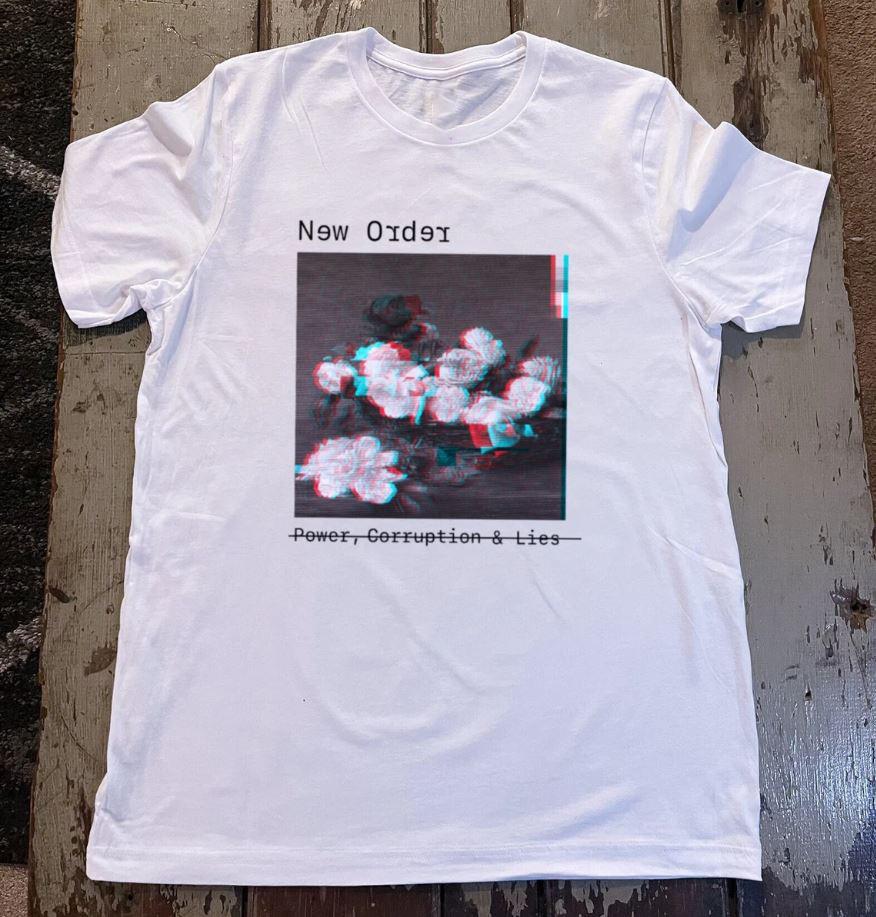 New Order Power Corruption And Lies Unisex Adult Short Tee Shirt All Size QX631 Unisex T-Shirt L