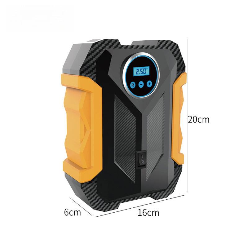 Portable Electric Tire Inflator with Light - Digital Display Pointer Style