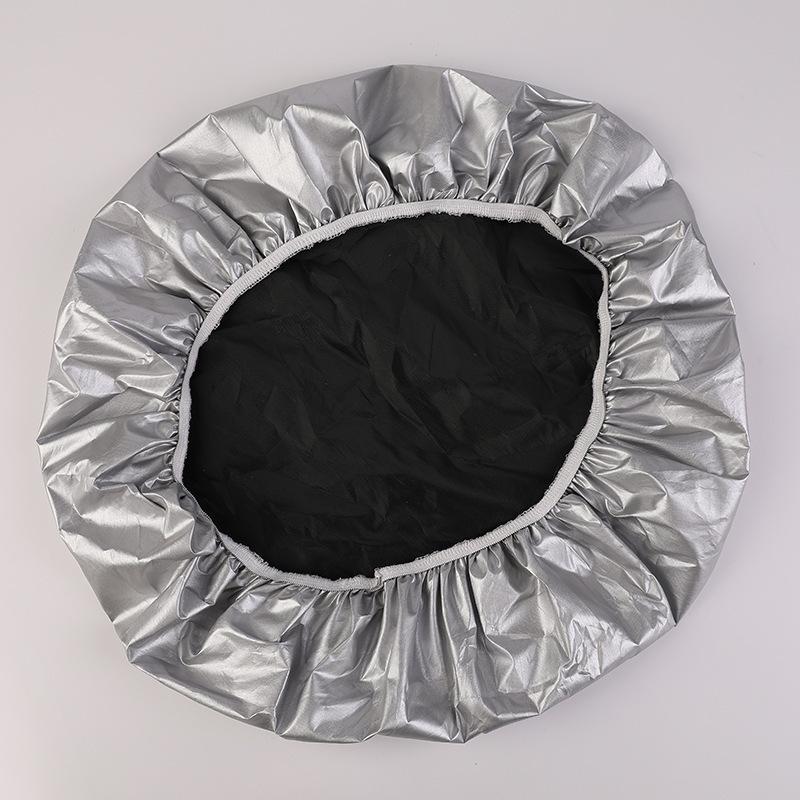 Steering Wheel Sun Shade Cover Universal Silver Coated Cloth Anti Scald Heat Proof Sun Protection for Vehicle