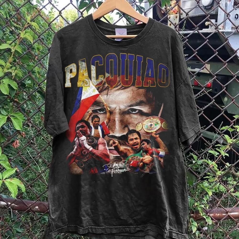 Retro Manny Pacquiao Unisex Unisex S-5XL Shirt 15D73 Unisex T-Shirt XL