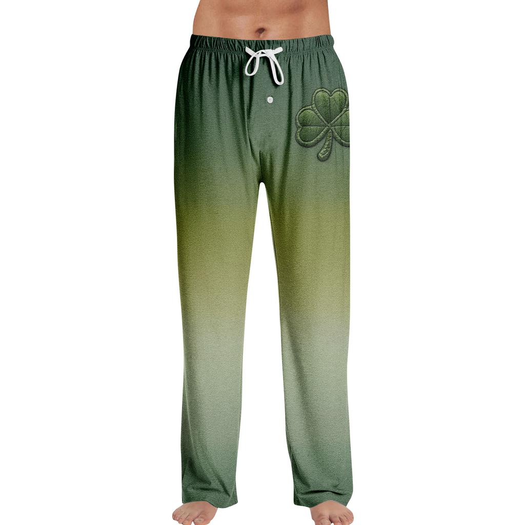 Men's St. Patrick's Day Print Home Sleep Pants
