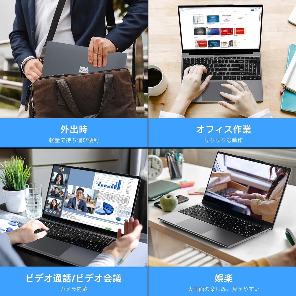 Intel N95 Laptop with 16GB RAM and 512GB Up To Faster Than the 1920x1080 IPS Windows 11 34Wh USB Full Fast Heat Quiet Desktop PC with BT TF Card