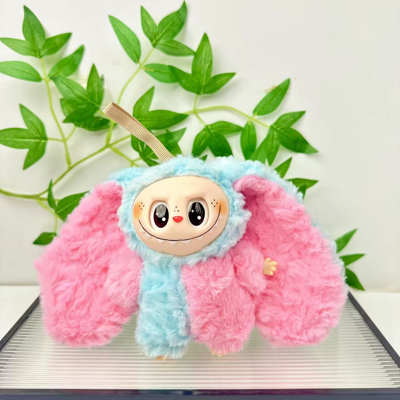 

Весенний Дикий Ухо Гранулированный Шкив Ткань Винил Плюшевая Кукла Подвеска Модный Игра Пара Аксессуары Кукла темно-розовый