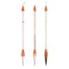 Silver Bamboo Jade Brush Set - Professional & Beginner Calligraphy and Painting Set with Wolf Bristles for Various Script Styles