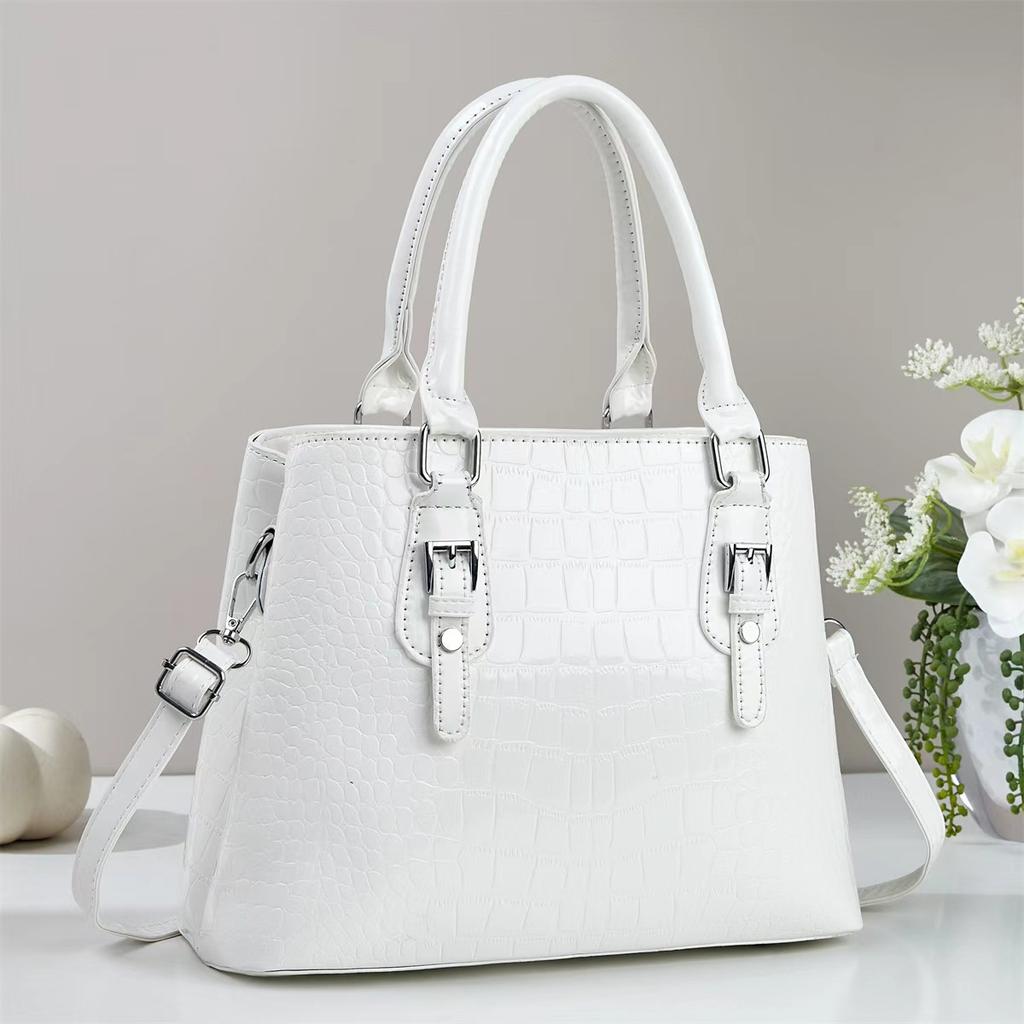 Crocodile Pattern Tote Bags with Top Handle Crossbody Purses for Women Handbag and Purse Women's Patent Leather Top-handle Work Shoulder Satchel