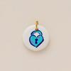 Stainless Steel Shark Parrot Pendant, DIY 18K Gold-plated Jewelry Accessory for Women.