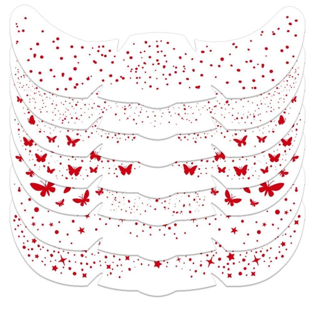 Waterproof Glitter Face Temporary Tattoo Disposable Face Tattoo Sticker  Make Up