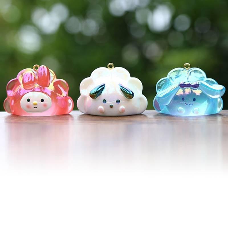 Adorable Pat-chan Dog Figurine Resin Model For Desktop And Car Decoration