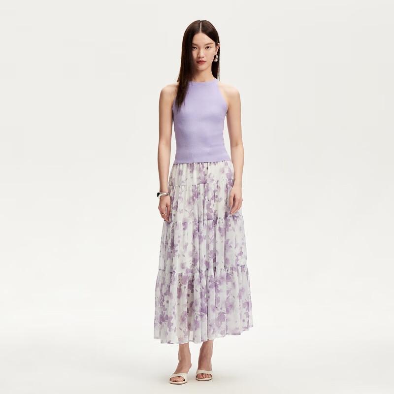 VEROMODA Women's Slim Fit Cutout Sleeveless Knit Top