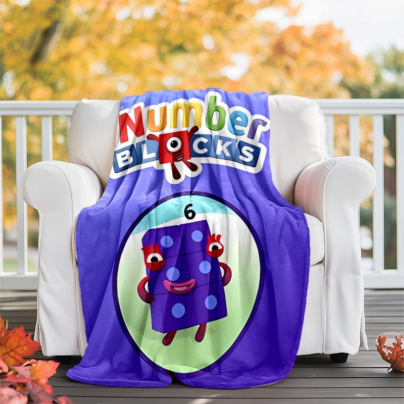 Numberblocks1 Printed Throw Blanket—lightweight,soft,warm;versatile Blanket for All Seasons—perfect As &air-conditioning Throw,nap Blanket