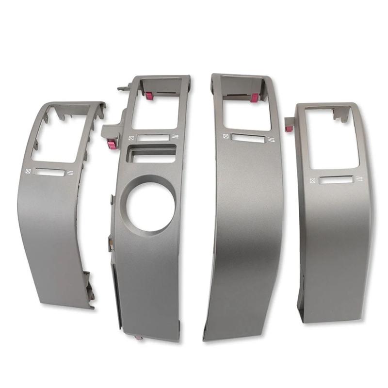 2PCS Front Left +Right Dashboard Vent Panel For Toyota Prius 2004-2009 Air Conditioner Outlet Frame Replacement Accessories-A87Q