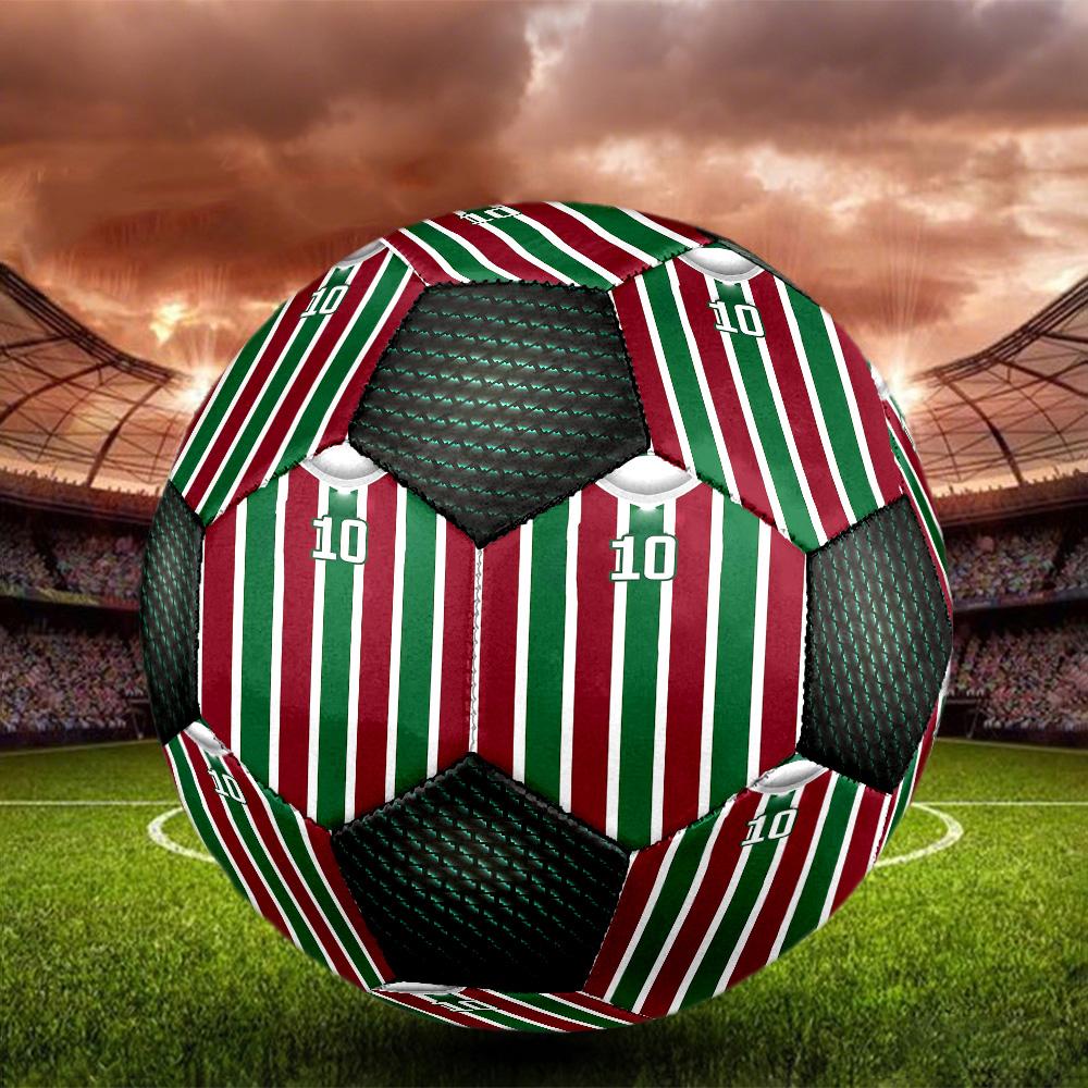1pc Team Jersey Digital Design  Football Soccer Ball Size 5 Indoor Soccer Ball Fashion Colorful  Backyard Game -Great For Sports Fans Gift