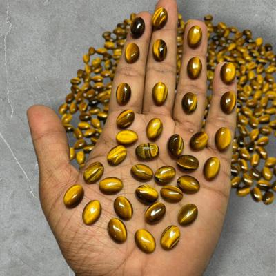Calibrated Size Tiger Eye Oval Cabochon Gemstone, Top Quality All Size Lot Tiger Eye Stone, Natural Gemstone Lot, Loose Cabochon.