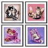 JISHSHAY Diamond Art Set of Cute Kitten 5D Diamond Popular Bead Diamond Diamond Colorful DIY Diamond Art Cup Small Size Diamond Art Craft Kit for Kids