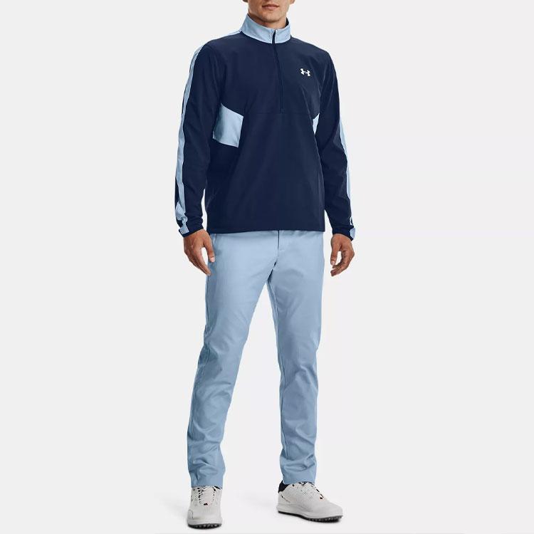 Under Armour Storm Sweatshirts Men's Collegiate Blue Turtleneck Moderate Regular 1370156-409