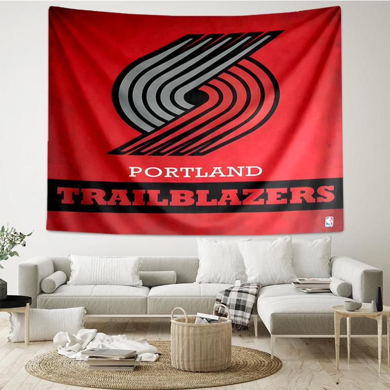 Portland Blazers Artwork Quick-Dry Tapestry Hanging for Bedroom,Livingroom, Playroom,Decor Art Room Wall Tapestry Holiday and Birthday Gifts