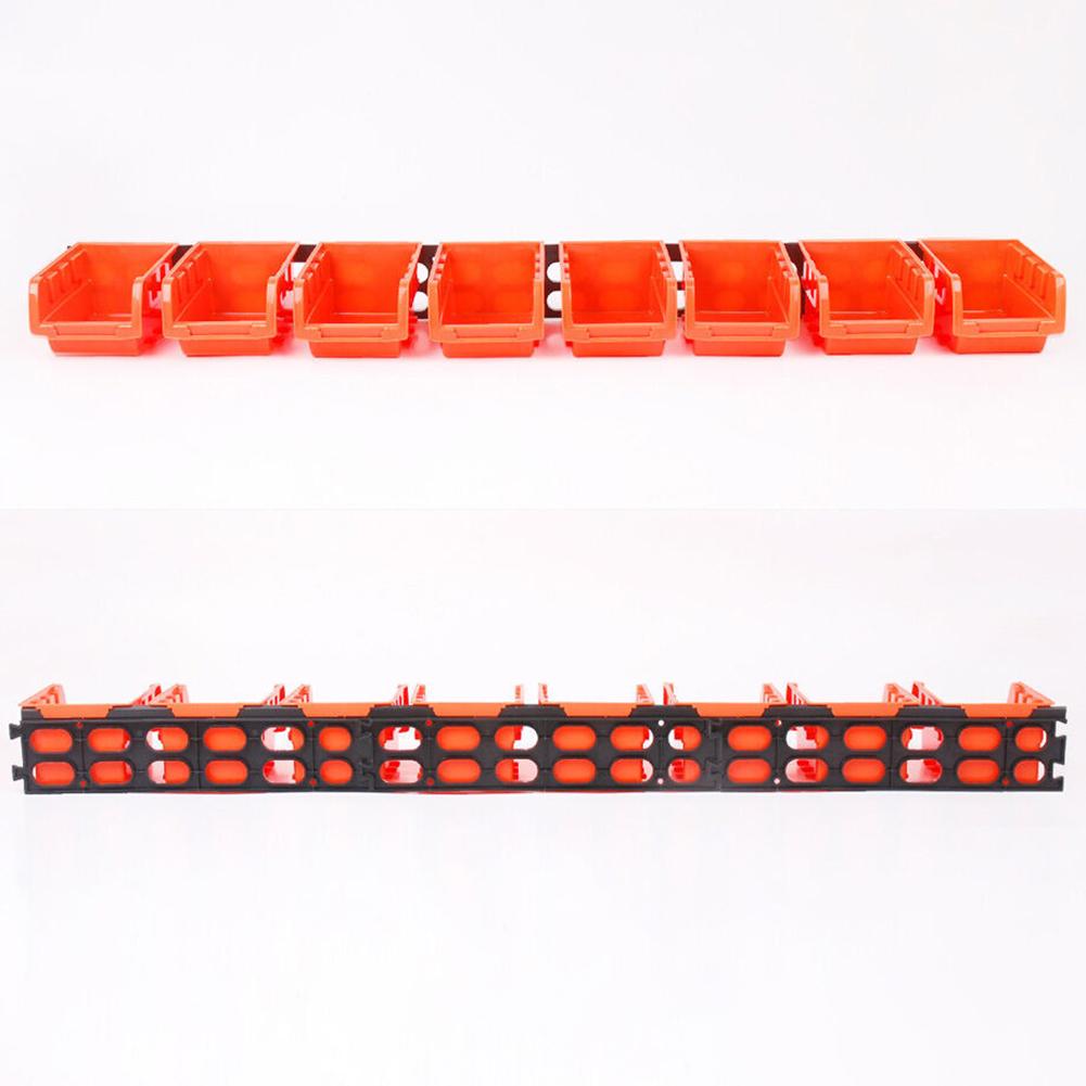 8-teiliges Backplate-Zubehör und stapelbarer, schachtelbarer Behälter