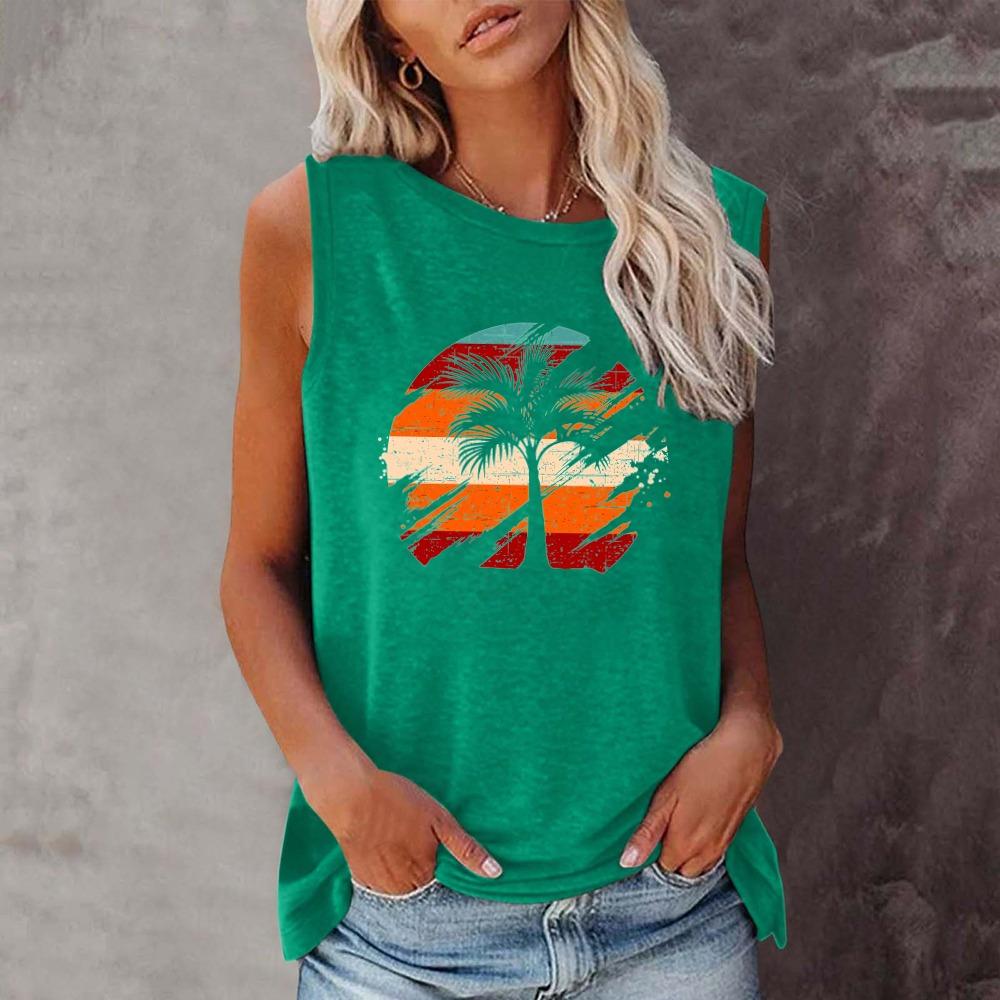 Seeyoushy Harajuku Yeni Yaz Kadın Tişört Yuvarlak Yaka Günlük Kolsuz Tişört Femme Bol 90'lar Üst Giyim Ropa Mujer