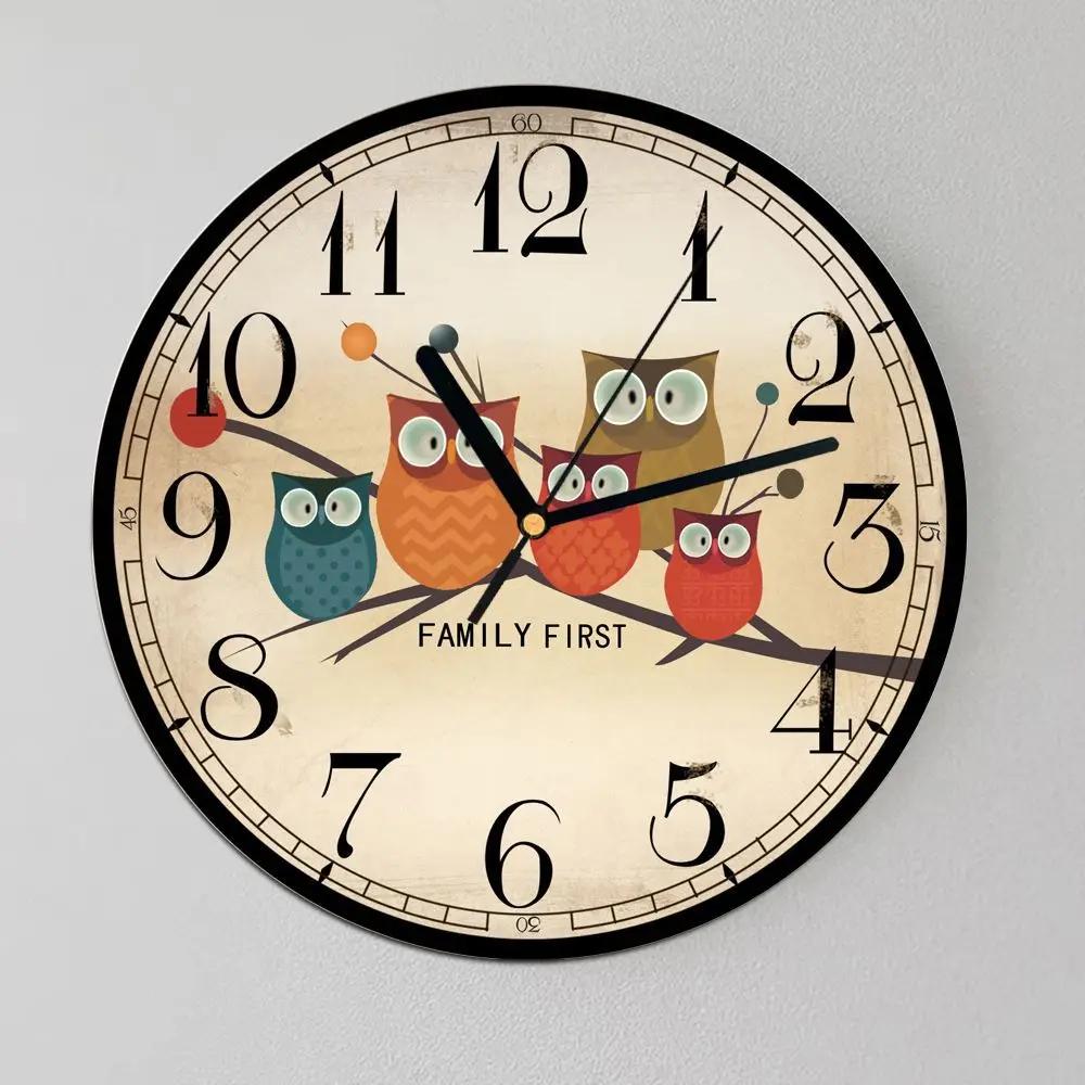 10 Inch Silent Xyloid Wall Clocks Decorative Non Ticking Clock for Home Office Kitchen Bedroom Living Room, Bedroom, Study
