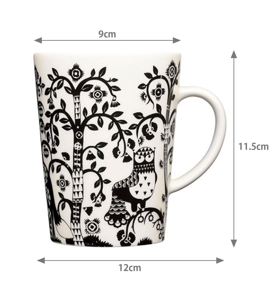 Iittala Taika Mug, 400ml, Black, 1012500 (Officially Imported)
