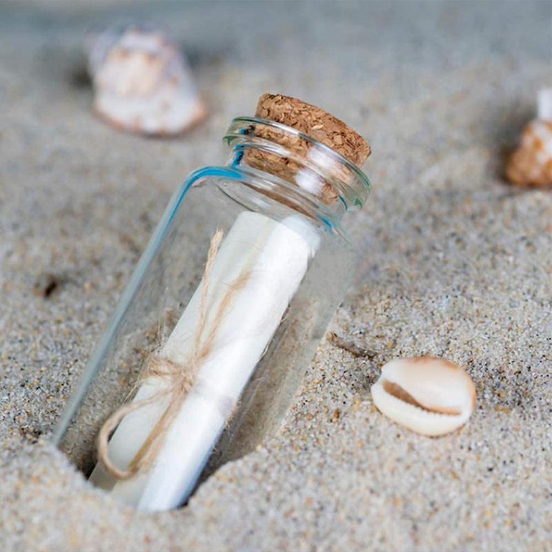 Glass Bottles With Cork Message Glass Bottle Empty Glass Jars 10 Pcs Tiny 5ml Message Bottle Decorative Bottles For Wedding Art